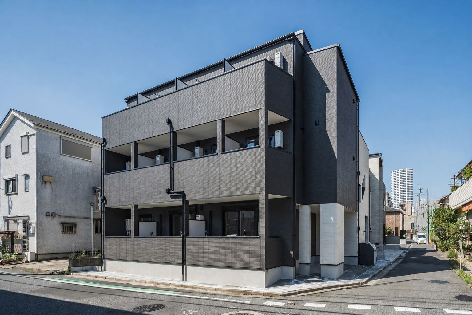 千葉県船橋市湊町 新築一棟木造投資アパート（1R~1DK×11戸）
